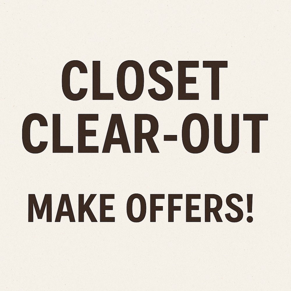 Closet Clear-Out! 🎉🎉